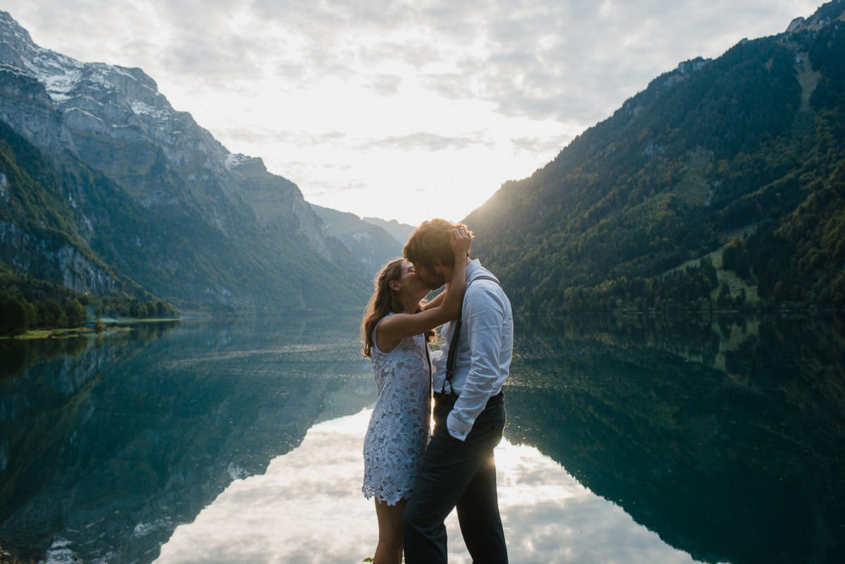 Wedding in Klöntalersee