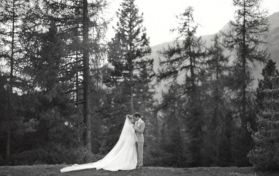 St Moritz Wedding Couple