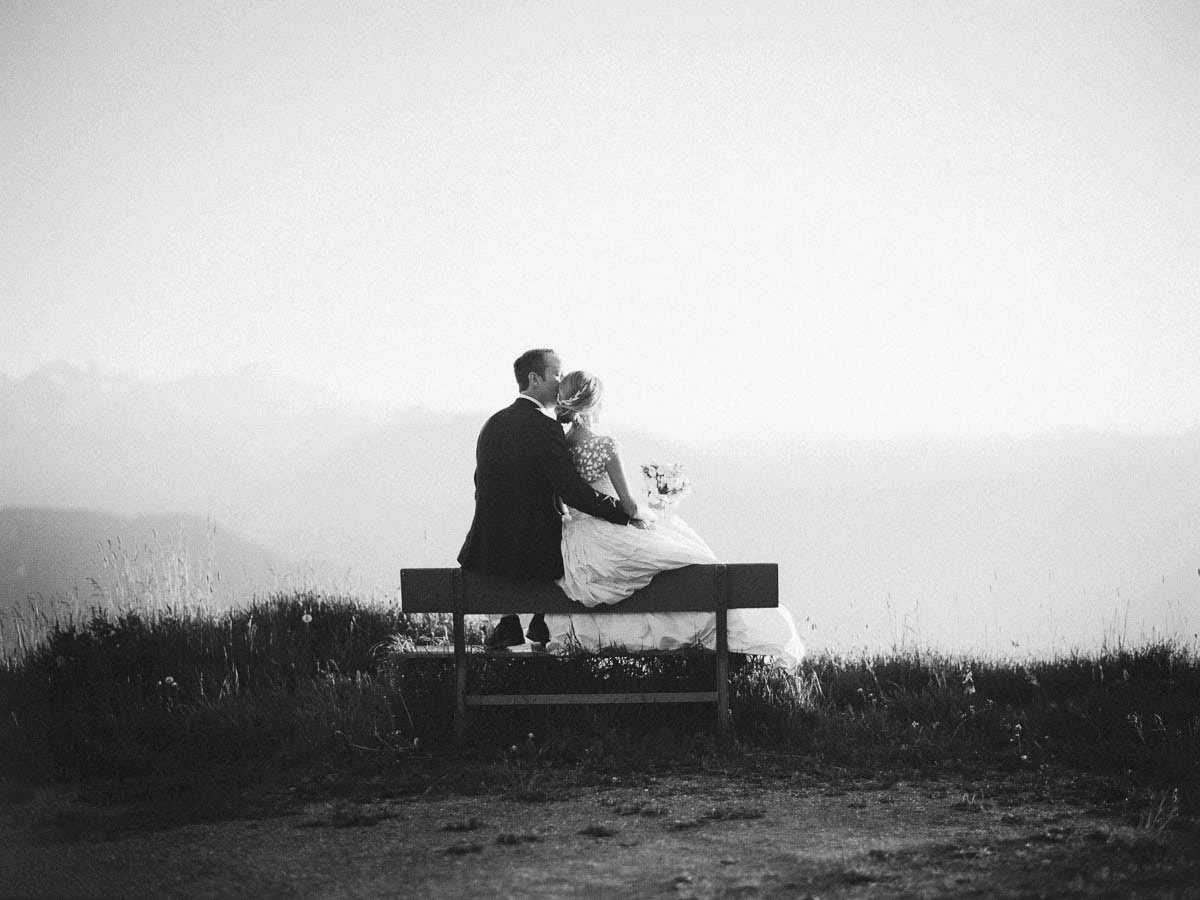 Wedding on top of Verbier – literally.